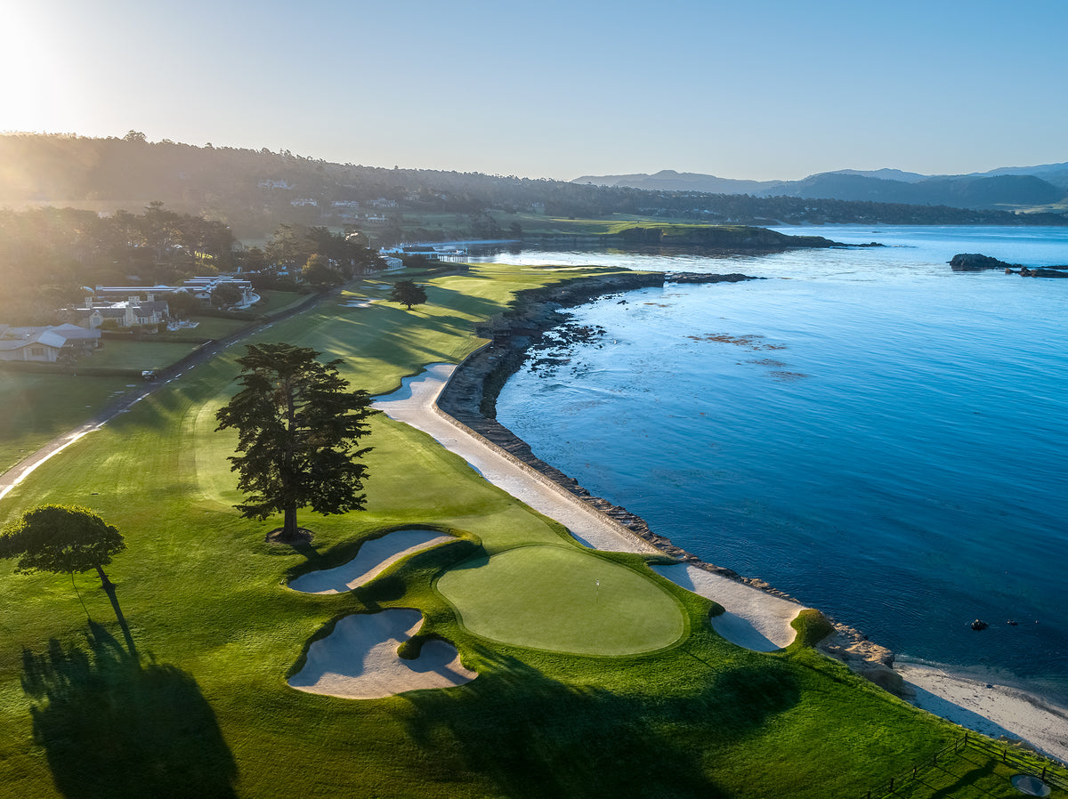 【米国ヴィンテージ】Pebble Beach Golf Links コレクターズ 18th Hole, Pebble Beach Golf Links – Evan Schiller Photography