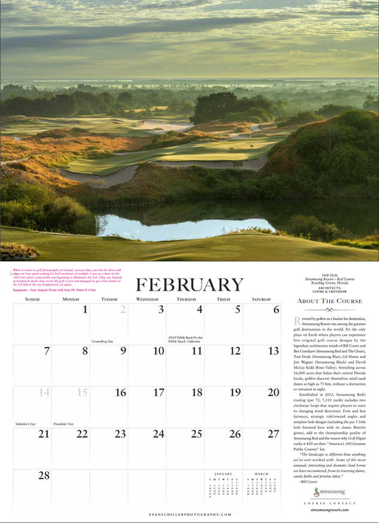 その他 Gulf fancon calendar photobook 2027 GOLFSHOTS Calendar – Evan Schiller Photography