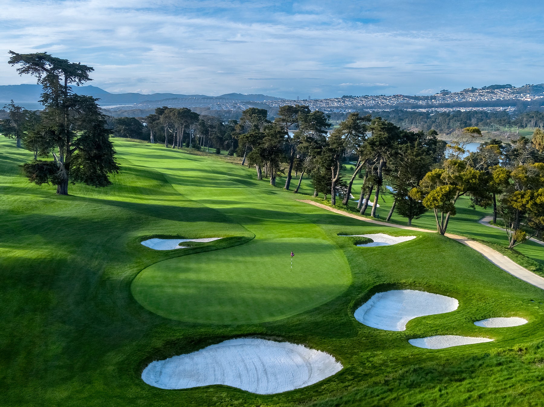2nd Hole, The Olympic Club Lake Course Evan Schiller Photography